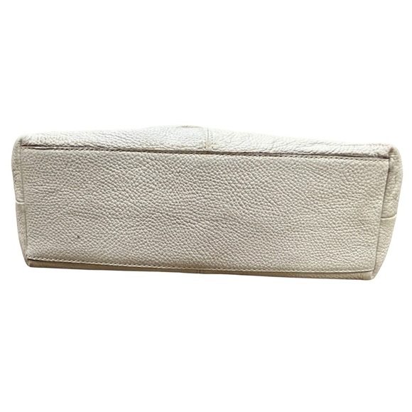 Coach Legacy Leather Tote Bag White & Tan | Style F14693 - Picture 9 of 12